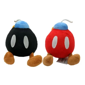 Plyschfigur King Boo, Bombette och Bullet Bill – mjuk leksak
