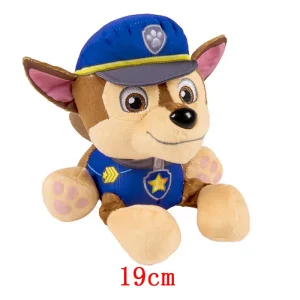 Paw Patrol plyschfigur 19 cm med två poser och flera karaktärer
