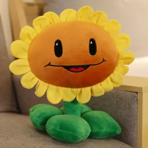 Plants vs Zombies-plyschdjur med Sunflower, Peashooter och fler figurer 50 Plants vs Zombies-plyschdjur med Sunflower, Peashooter och fler figurer