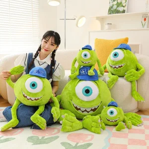 Treögd monsterplyschleksak 35 cm – gullig Disney-figur med filmkänsla