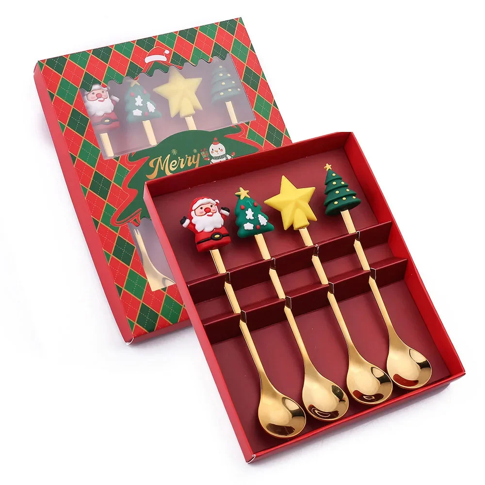 Christmas bestickset i rostfritt stål – sked och gaffel, 4/6 delar 7 Christmas bestickset i rostfritt stål – sked och gaffel, 4/6 delar - Bild 7
