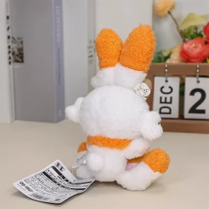 Easter Scorbunny plyschleksak – mjuk Pokémon-kanin i kort plysch
