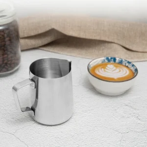Mjölkskummare i rostfritt stål för latte art, 100–600 ml