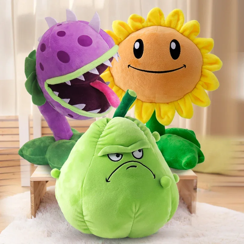 Plants vs Zombies plyschdjur med Solros och Peashooter som kudde 3 Plants vs Zombies plyschdjur med Solros och Peashooter som kudde - Bild 3