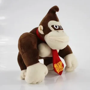 Donkey Kong gosedjur 25 cm – mjuk plyschleksak i klassisk spelstil