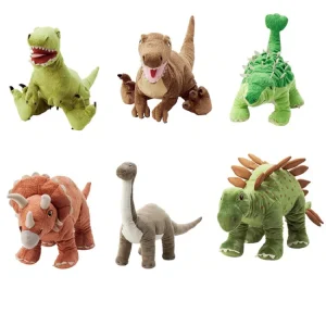 Dinosauriegosedjur i plysch, 35 cm – mjuk leksak i flera motiv