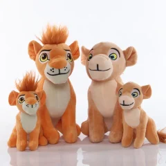 The Lion King Simba- och Nana-gosedjur i mjuk plysch, 13 eller 23 cm