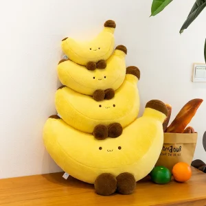 Alternative view of Banan gosedjur i 25 cm, mjuk plyschfigur för hem och present