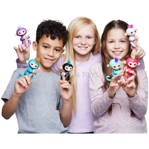Fingerlings interaktivt babyapa-gosedjur med ljud och reaktioner