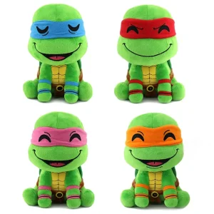 Alternative view of Teenage Mutant Ninja Turtles-plyschleksak i sittande pose