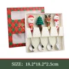 Silver B-red-4pcs