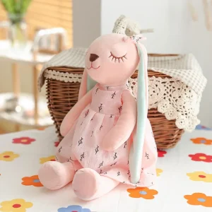 Alternative view of Kawaii kaningosedjur med långa öron, 35 cm – mjuk sovdocka
