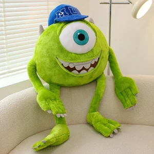 Treögd monsterplyschleksak 35 cm – gullig Disney-figur med filmkänsla
