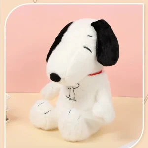 Snoopy-breathers mjukisdocka med musik, ljus och andningsfunktion