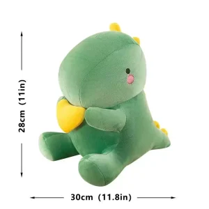 Dinosauriegosedjur i plysch, 28 cm, mjuk och lekfull figur