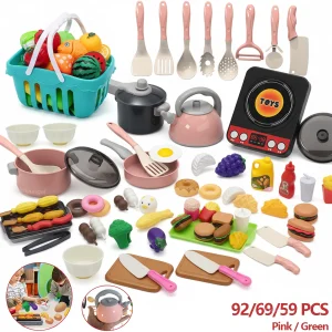 Lekfullt kökslekset för barn med 59, 69 eller 92 delar