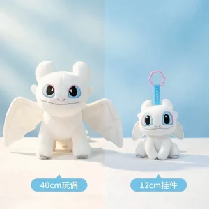 Light Fury och Night Fury mjuk plyschdoll — How to Train Your Dragon