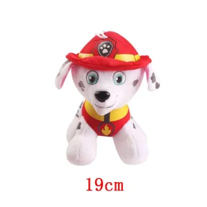 Paw Patrol plyschfigur 19 cm med två poser och flera karaktärer