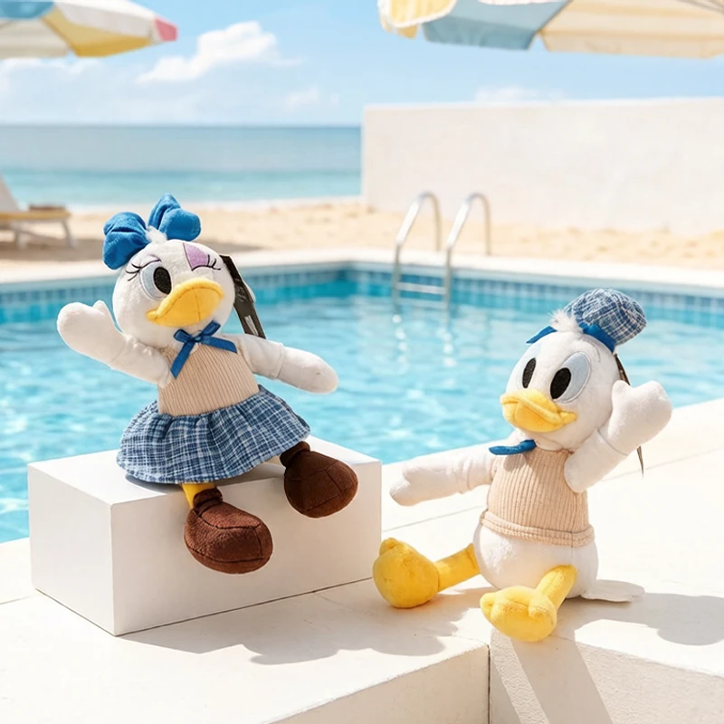 Disney Mickey, Minnie, Donald och Daisy plyschdockor 25 cm 3 Disney Mickey, Minnie, Donald och Daisy plyschdockor 25 cm - Bild 3