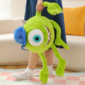 Mike Wazowski-gosedjur med hatt, 30/60 cm, mjuk plyschfigur
