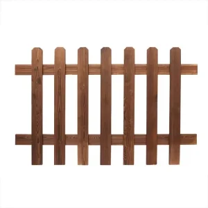 Dekorativt trädgårdsstaket i trä till uteplats, villa och gård, 120 × 150 cm