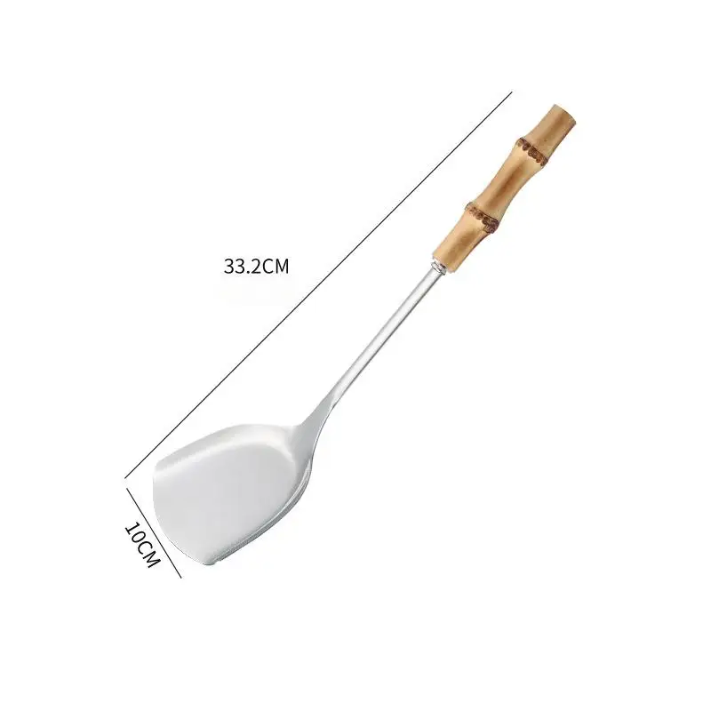 Kökshusgerådsset i rostfritt stål med naturliga bambuhandtag 9 Kökshusgerådsset i rostfritt stål med naturliga bambuhandtag - Bild 9