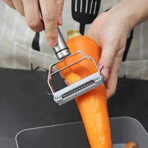 Alternative view of Multifunktionell grönsaks- och fruktskalare i rostfritt stål med julienne