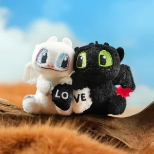 Toothless-gosedjur med magnetisk fäste, pendant och headband