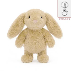15 cm kaningosedjur med hängsmycke och nyckelring, kawaiistil