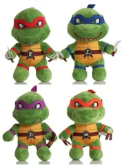 Teenage Mutant Ninja Turtles plyschdockor i flera färger