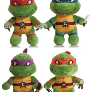 Teenage Mutant Ninja Turtles plyschdockor i flera färger