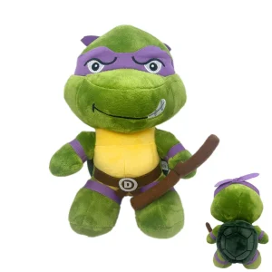 Teenage Mutant Ninja Turtles gosedjur i mjuk plysch, 4 karaktärer