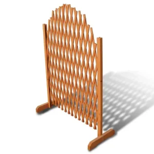 Alternative view of Fällbar träspaljé i massiv mjukved med justerbar bredd