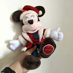 Disney Musse Pigg och Mimmi gosedjur med tomteluva och juldetaljer