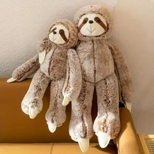 Kawaii sloth gosedjur i mjuk plysch för barn och present