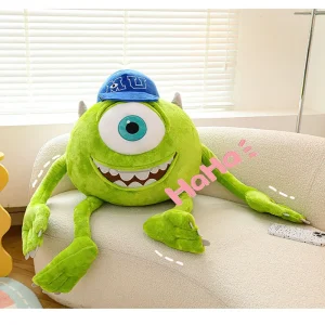Mike Wazowski-gosedjur med hatt, 30/60 cm, mjuk plyschfigur