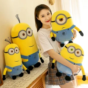 Minions Bob och Stuart gosedjur i jeans – mjuk plyschfigur