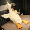 Stor gul gåsgosedjur plyschkudde, mjuk sovkudde 50–190 cm