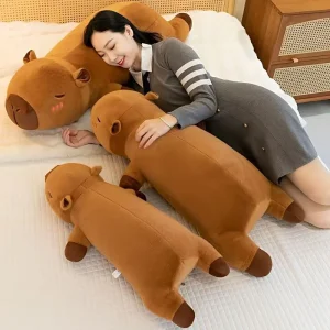Kawaii kapybaragosedjur i mjuk plysch med lång form, 45 eller 65 cm