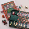 Christmas bestickset i rostfritt stål – sked och gaffel, 4/6 delar