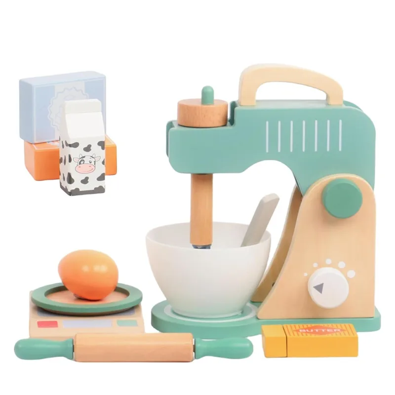 Träleksak för låtsaslek: kaffemaskin, mixer och teset för barn 13 Träleksak för låtsaslek: kaffemaskin, mixer och teset för barn - Bild 13