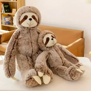 Kawaii sloth gosedjur i mjuk plysch för barn och present