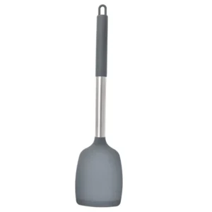 Silikonspatelset med värmetålig nonstick-yta och stålskaft