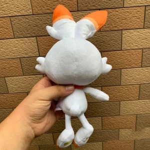 Alternative view of Pokémon Scorbunny gosedjur i mjuk plysch som original karaktärsfigur