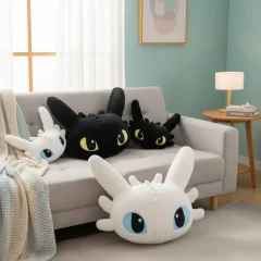 Toothless Dragon plyschkudde och body pillow för soffa och säng 25 Toothless Dragon plyschkudde och body pillow för soffa och säng