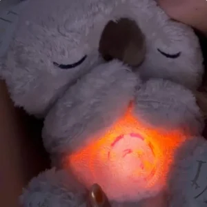 Koala gosedjur med lugnande musik, andningsljus och nattlampa 30 cm