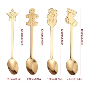 Julgåvebestick 4 delar – renformade dessert-, kaffe- och fruktskedar 10 Julgåvebestick 4 delar – renformade dessert-, kaffe- och fruktskedar