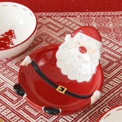 Julskål i keramik med julmotiv, präglad design och flera motiv 27 Julskål i keramik med julmotiv, präglad design och flera motiv