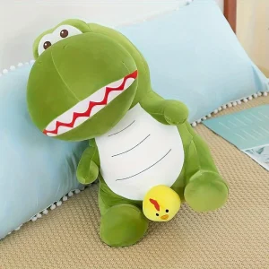 Grön dinosaurieplyschleksak 30 cm – kreativt och kul gosedjur