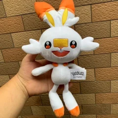 Pokémon Scorbunny gosedjur i mjuk plysch som original karaktärsfigur